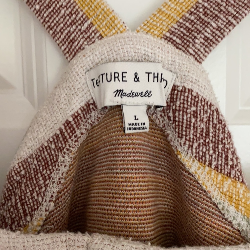 Madewell Texture And Thread Button Front Top L - image 2